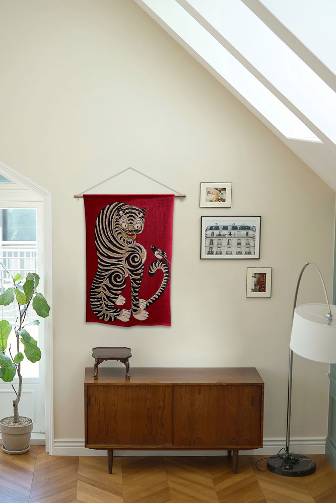 Plaids - Couverture en forme de tigre et pie [Bon'ee] - SEOUL DESIGN FOUNDATION