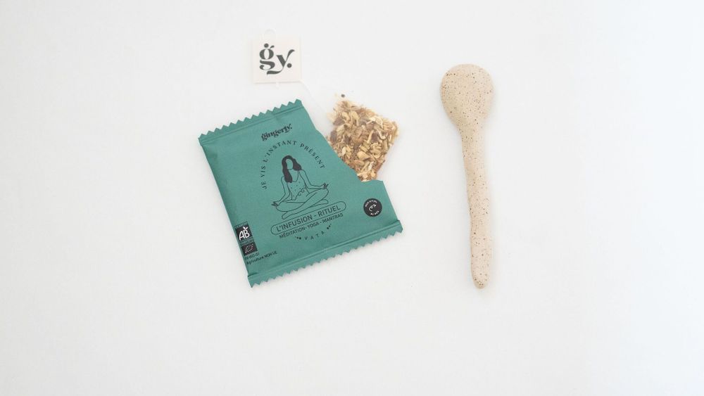 Senteurs - Infusion-Rituel - Je vis l'instant présent - Sachets individuels - GINGERLY