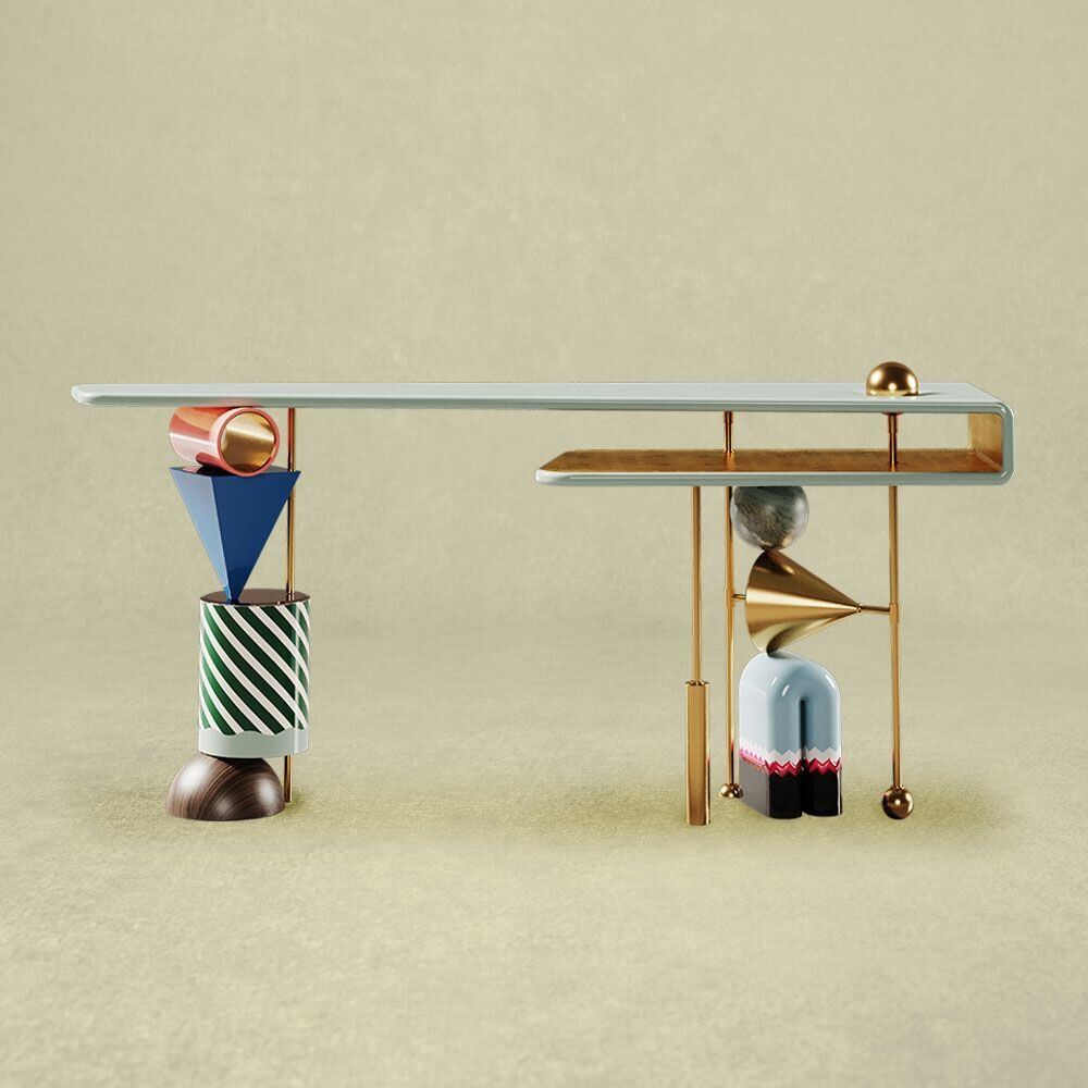Console table - Ahrt Console Made in Portugal by Malabar - MALABAR