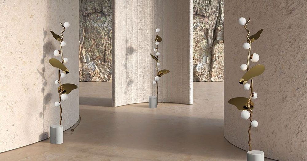 Floor lamps - Almond Floor Lamp Made in Portugal by Creativemary - CREATIVEMARY