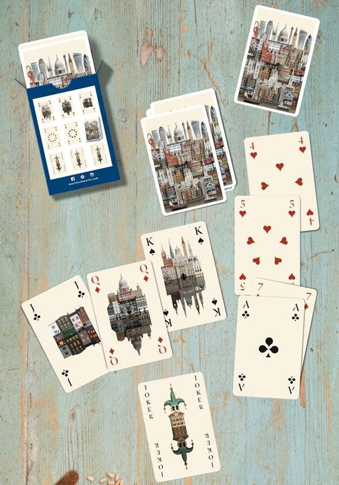 Gifts - London playing cards (single deck) - MARTIN SCHWARTZ