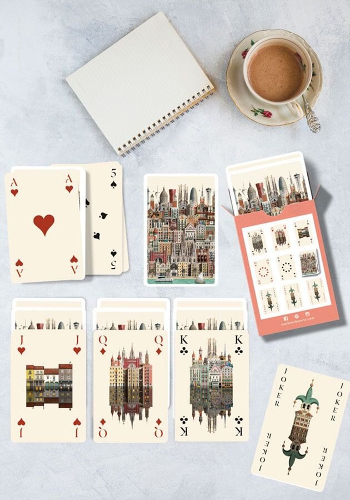 Gifts - Barcelona playing cards (single deck) - MARTIN SCHWARTZ