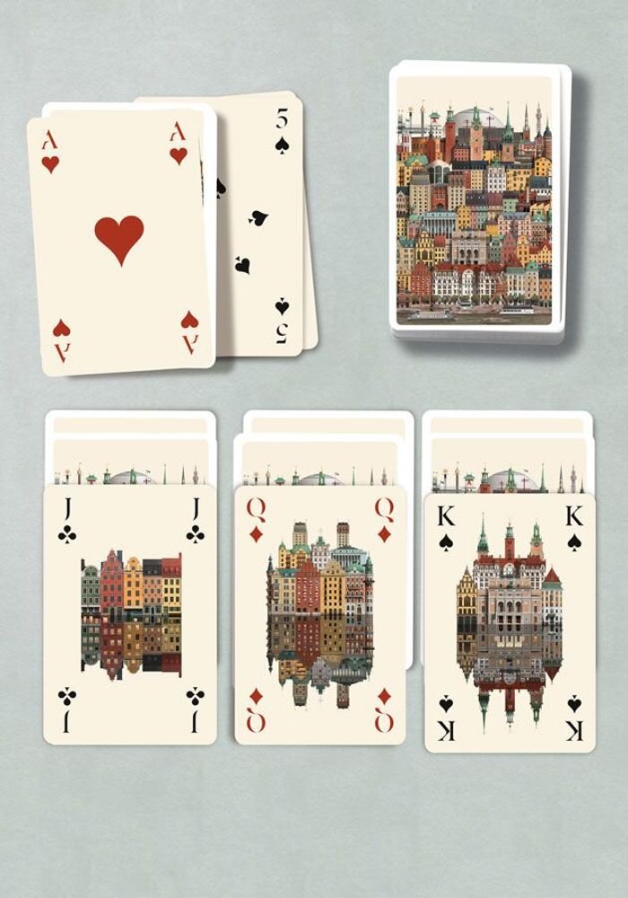 Gifts - Stockholm playing cards (single deck) - MARTIN SCHWARTZ
