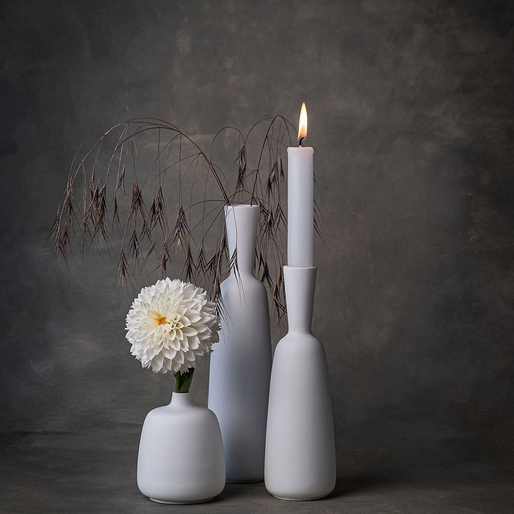 Vases - ANNA alto - vase et bougeoir, 2 tailles différentes - KLATT OBJECTS