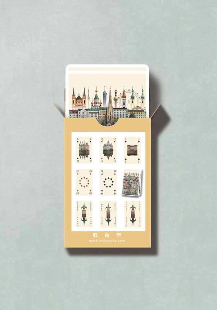 Gifts - Vienna playing cards (single deck) - MARTIN SCHWARTZ