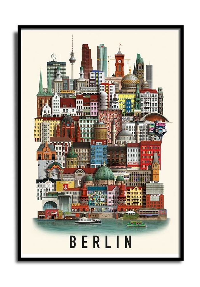 Poster - Berlin poster - MARTIN SCHWARTZ