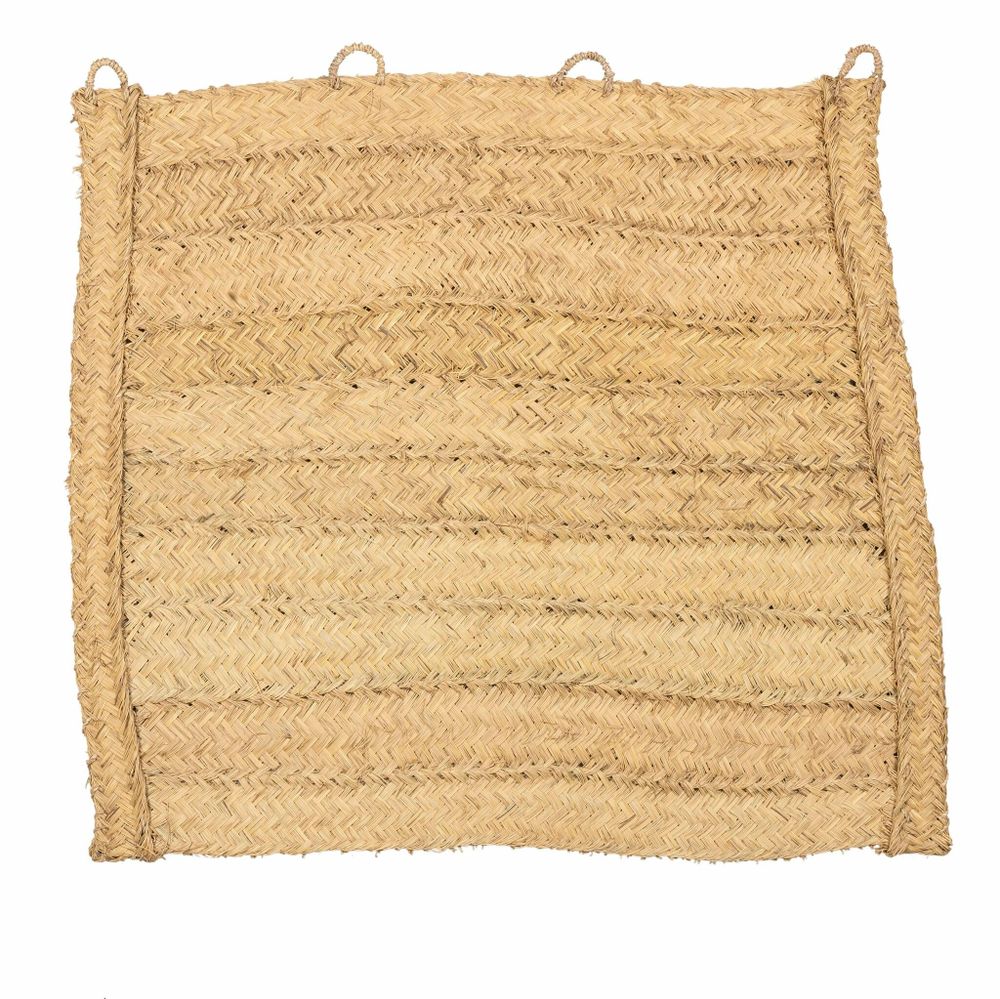 Other wall decoration - Handwoven natural fiber headboard – Bohemian chic bedroom - COSYDAR-DECO