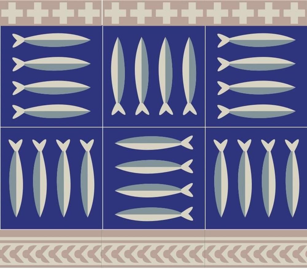 Carreaux de ciment - Carreaux de Ciment - Les Frises - ILOT COLOMBO