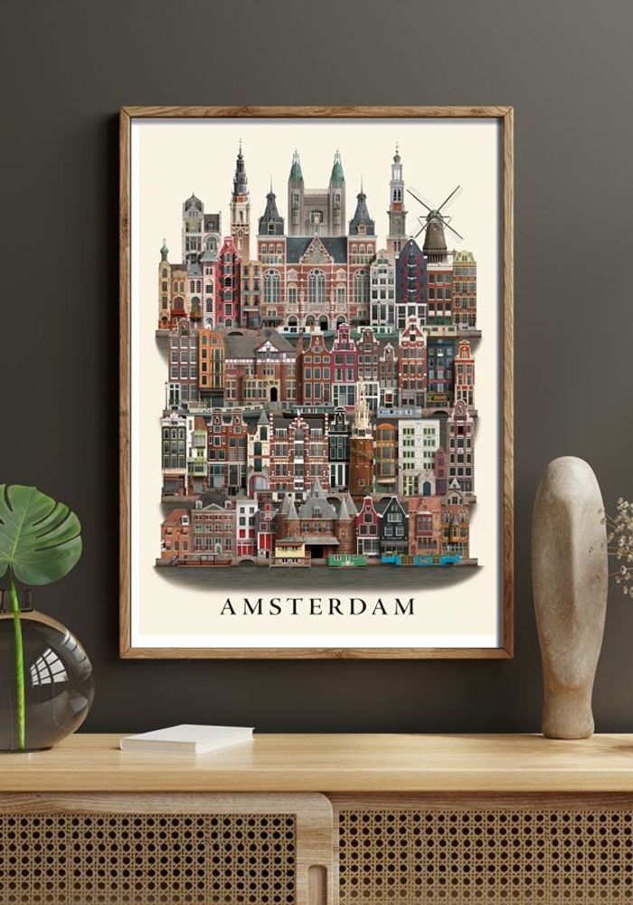 Poster - Amsterdam poster - MARTIN SCHWARTZ
