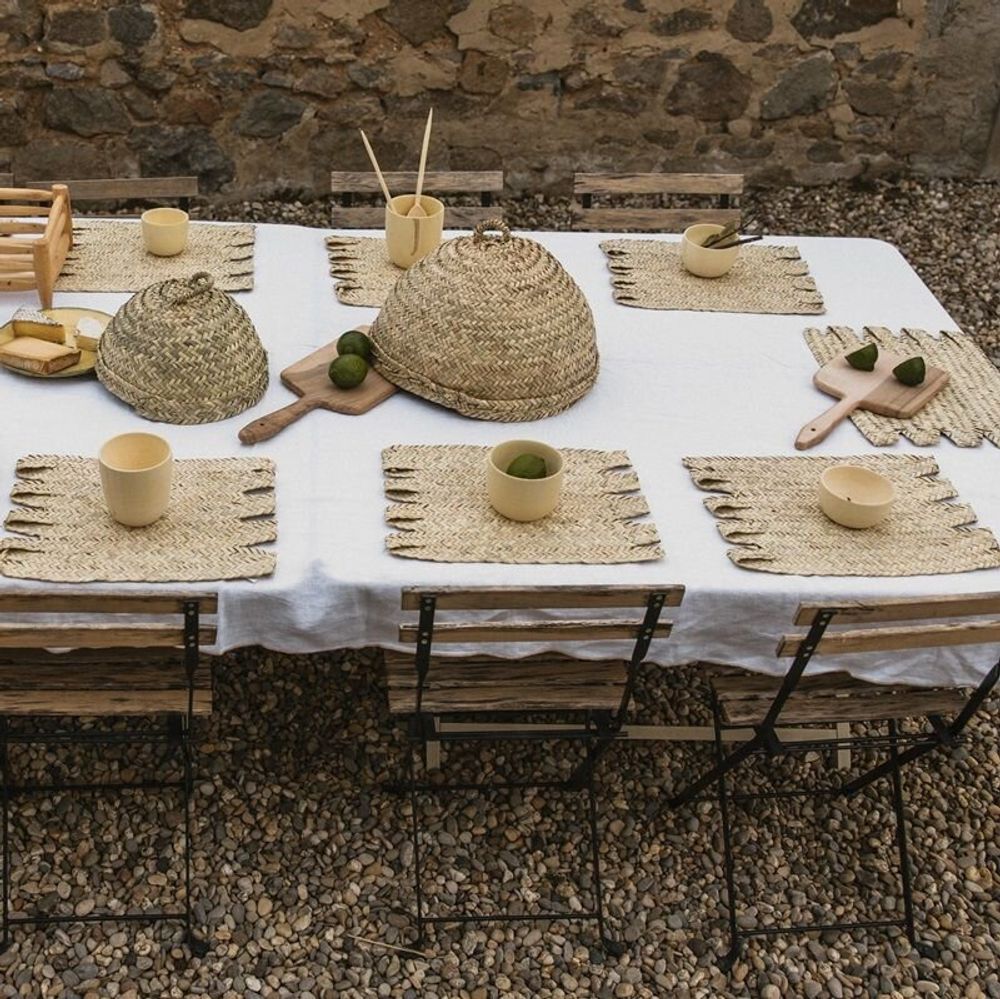 Cutlery set - Wood and natural fiber kitchenware – Handmade eco design - COSYDAR-DECO