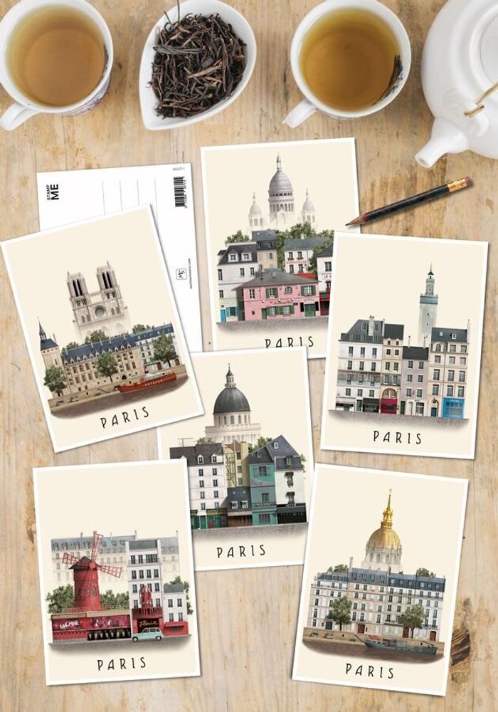 Card shop - Paris post cards - MARTIN SCHWARTZ