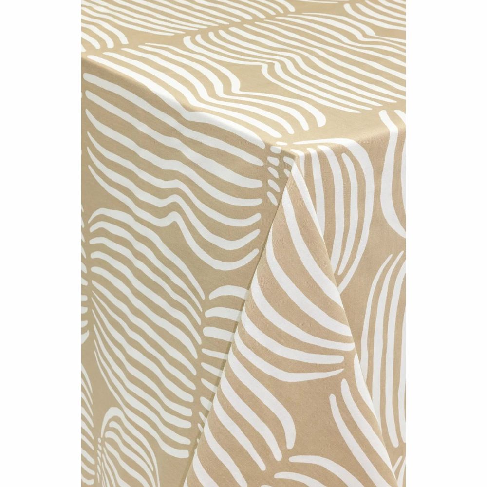 Table cloths - Vilja Tablecloth Light Brown 145x250 cm - PENTIK