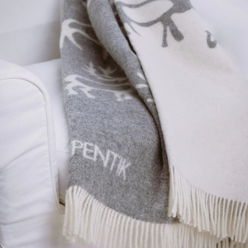 Couettes et oreillers  - Couverture Saaga Gris 130x170 cm - PENTIK