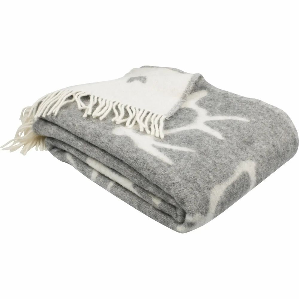 Couettes et oreillers  - Couverture Saaga Gris 130x170 cm - PENTIK