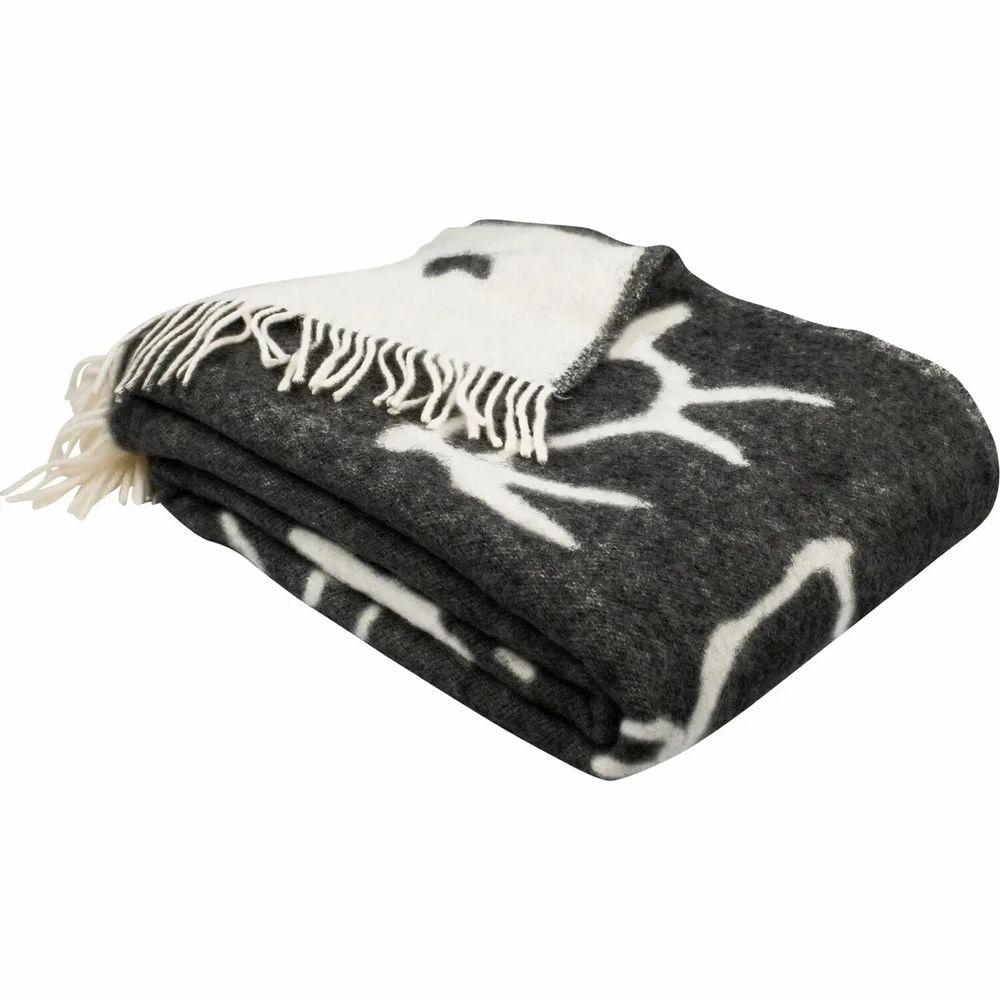 Couettes et oreillers - Couverture Saaga Noir 130x170 cm - PENTIK