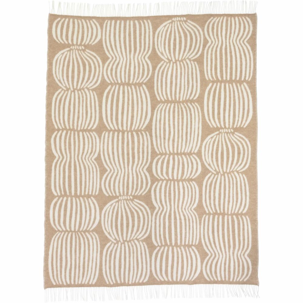 Couettes et oreillers - Couverture Vilja Marron Clair 130x170 cm - PENTIK