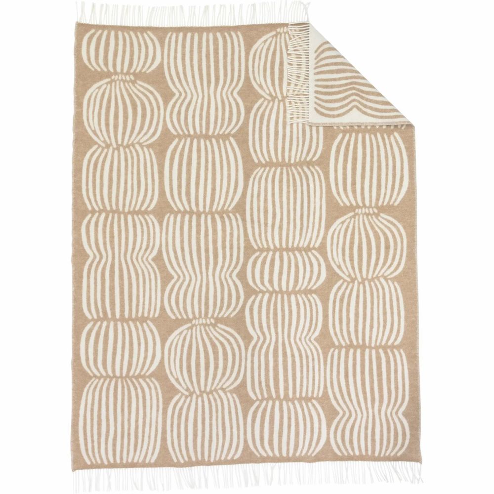 Couettes et oreillers - Couverture Vilja Marron Clair 130x170 cm - PENTIK