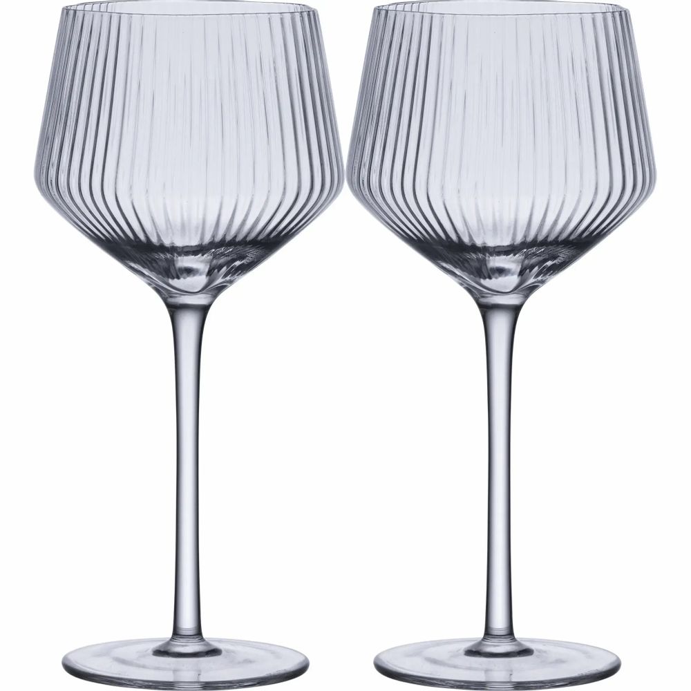 Verres - Verre à vin blanc Vuolle Stripe 2 pièces Transparent 35 cl - PENTIK