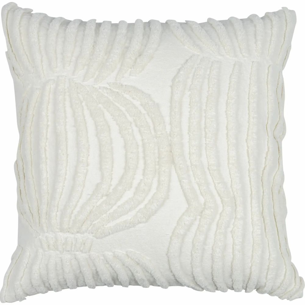 Coussins textile - Housse de coussin capitonnée Vilja Blanc naturel 45x45 cm - PENTIK