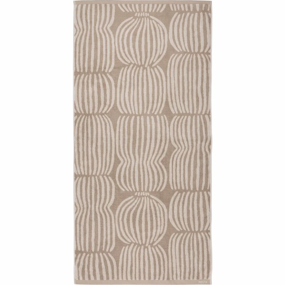 Bath towels - Vilja Bath Towel Light Brown 70x150 cm - PENTIK