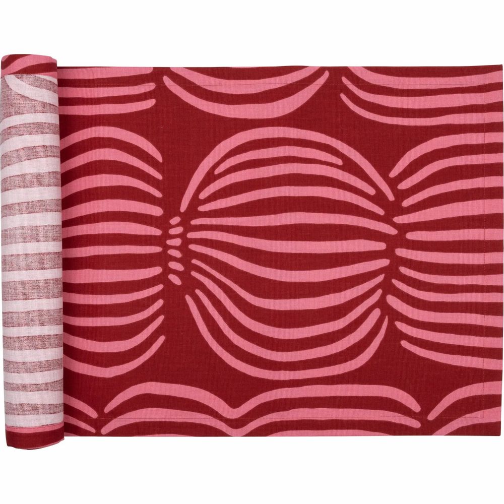 Nappes - Tapis de couloir Vilja enduit rouge 45x160 cm - PENTIK