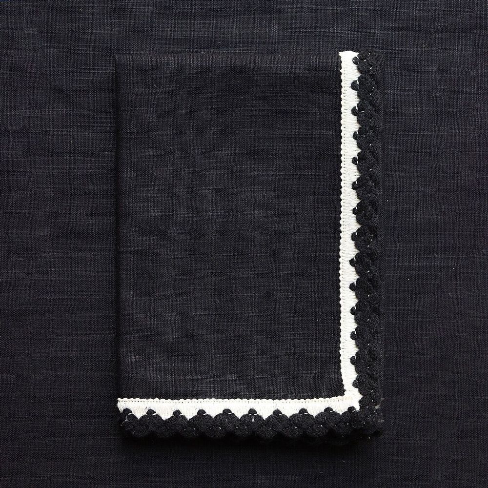 Couettes et oreillers - Housse de coussin en lin | TRICOT - GIARDINO SEGRETO