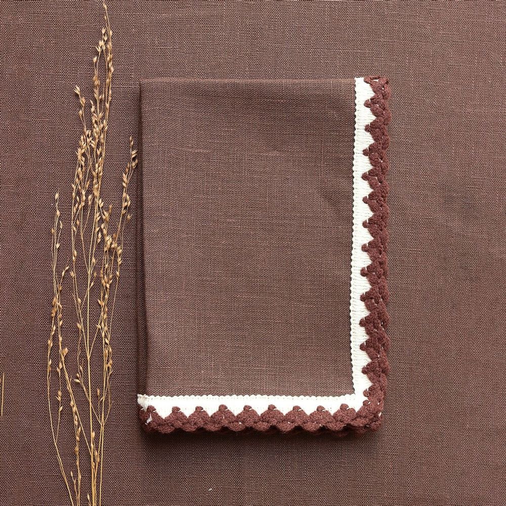 Couettes et oreillers - Housse de coussin en lin | TRICOT - GIARDINO SEGRETO