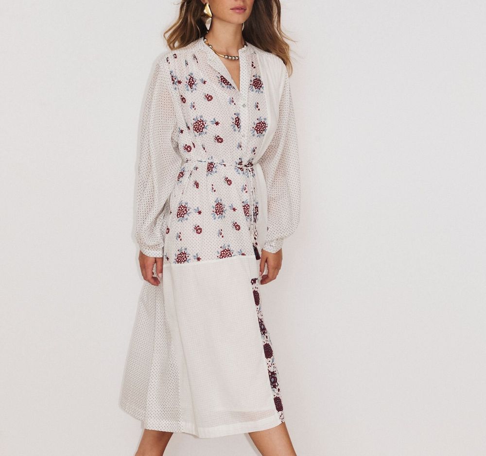 Apparel - 14. LONG ML SUNNY DRESS - STELLA FOREST