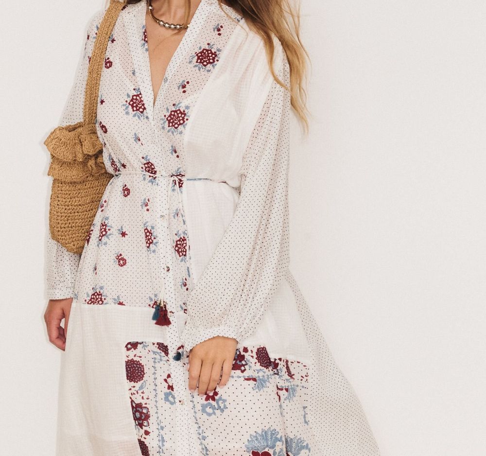 Apparel - 14. LONG ML SUNNY DRESS - STELLA FOREST