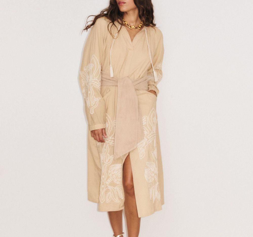 Apparel - 113. ALMA LONG ML DRESS - STELLA FOREST