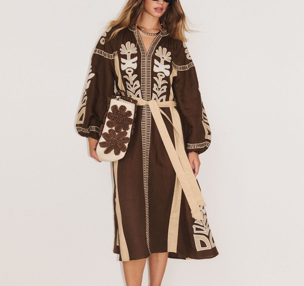 Prêt-à-porter - 114 . ROBE LONG ML ANOUCK - STELLA FOREST