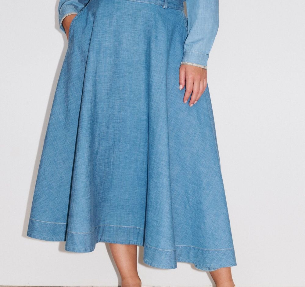 Apparel - 118. HELENE MAXI SKIRT - STELLA FOREST