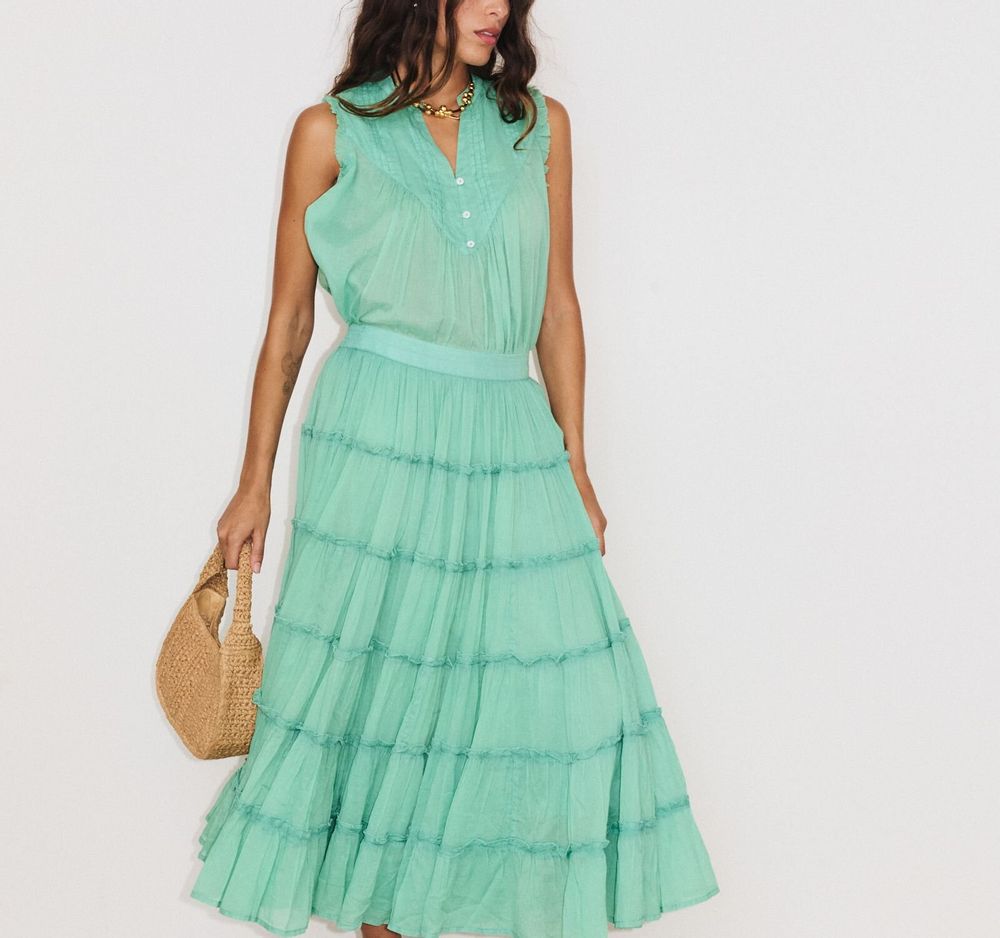 Prêt-à-porter - 301 . JUPE MAXI GAIA - STELLA FOREST