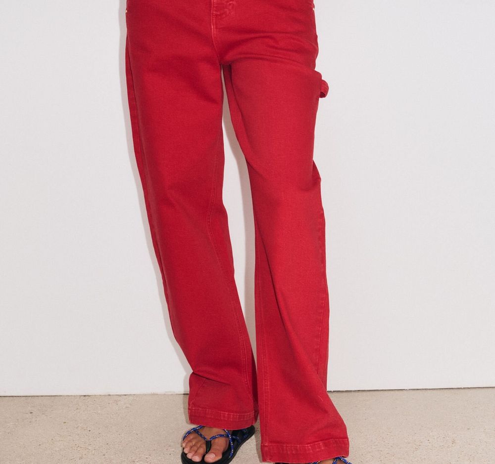 Apparel - 402. JULIETTE WORKER TROUSERS - STELLA FOREST