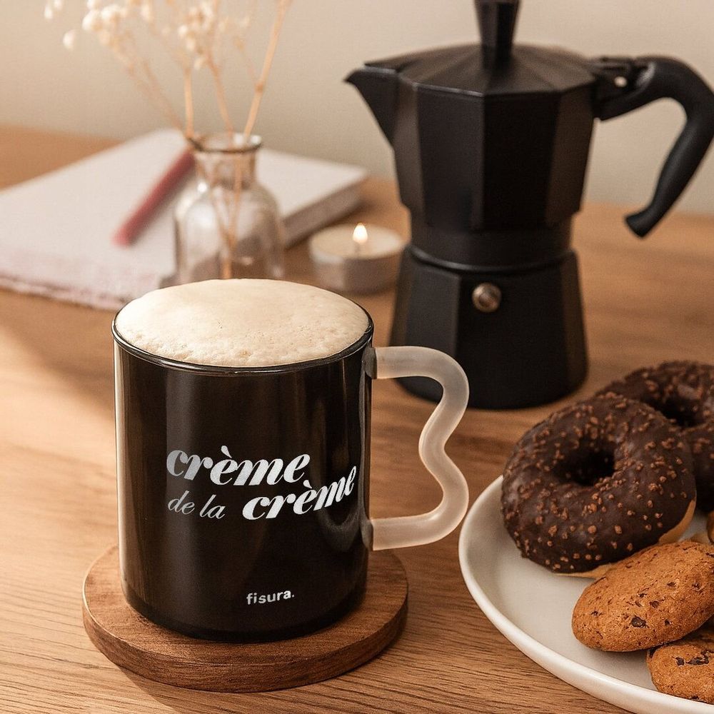 Coffee and tea - GLASS MUG AND FONDUE MUG - FISURA