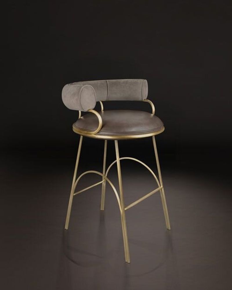 Chairs - Austin Bar Chair Made in Portugal by Pous Studio - PORUS STUDIO