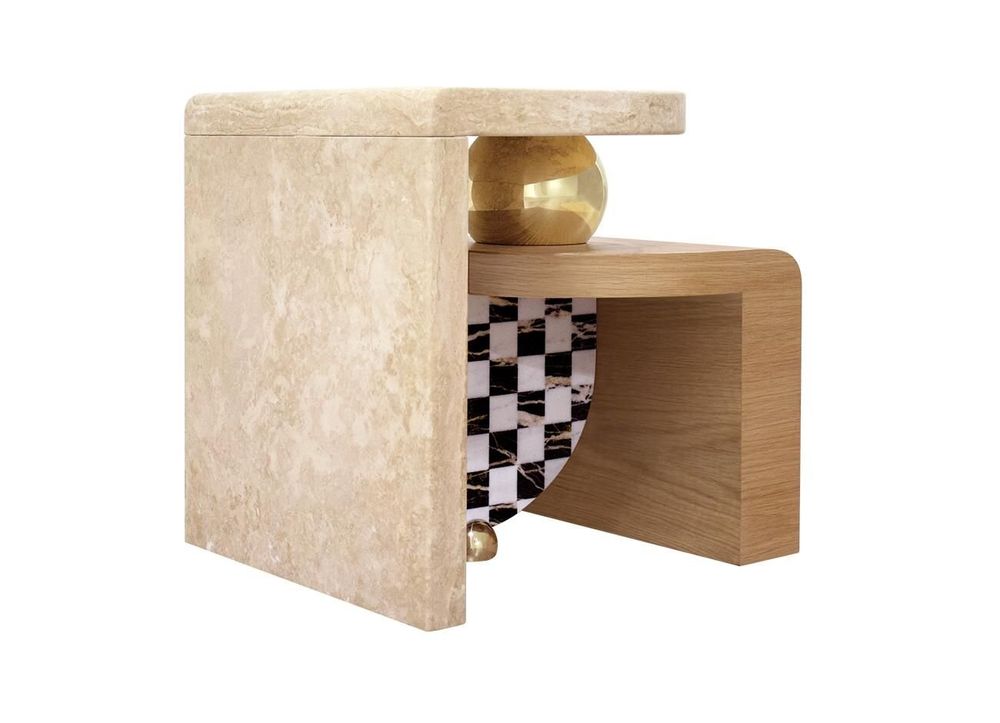 Other tables - Bohld Side Table Made in Portugal by Malabar - MALABAR