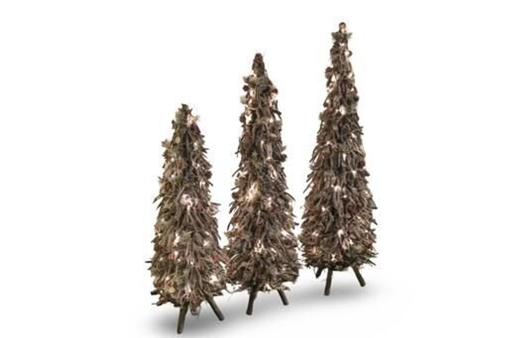 Decorative objects - Big Woodtree + Decoration - QUETZALES