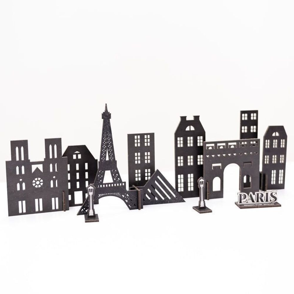 Objets personnalisables - Kit Memory City en bois à faire soi-même - ENJOY THE WOOD