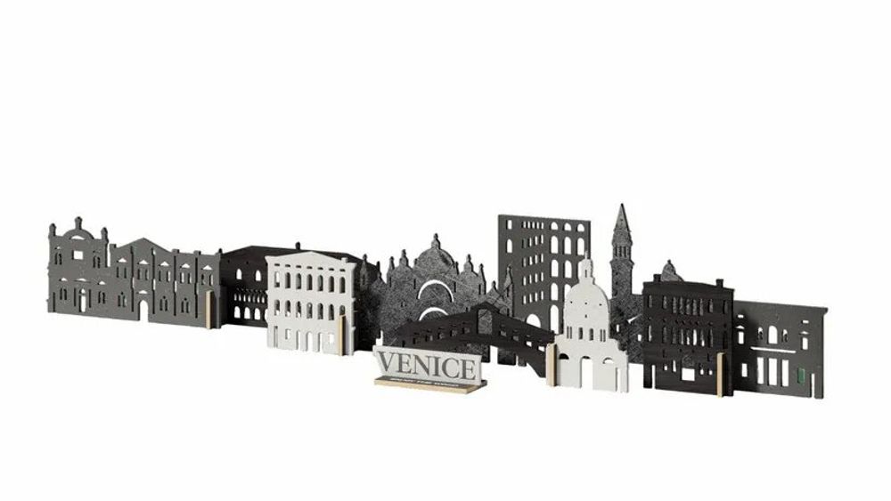 Objets personnalisables - Kit Memory City en bois à faire soi-même - ENJOY THE WOOD