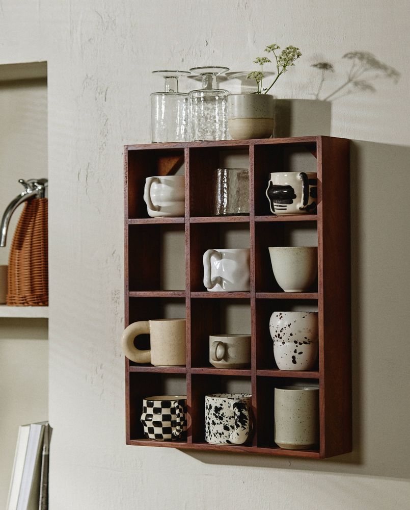 Meubles de cuisines - OSSA cup shelf, S - nature - NORDAL