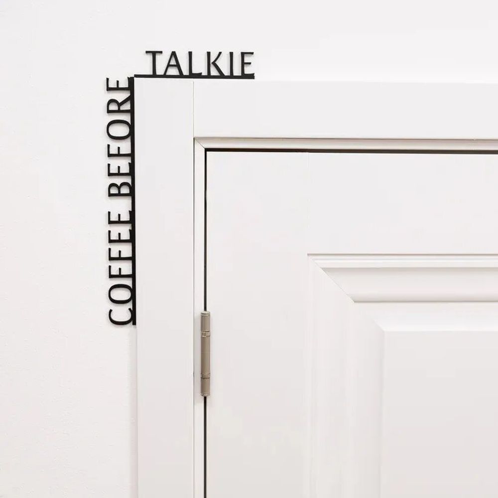Design objects - Wooden corner quotes - ENJOY THE WOOD