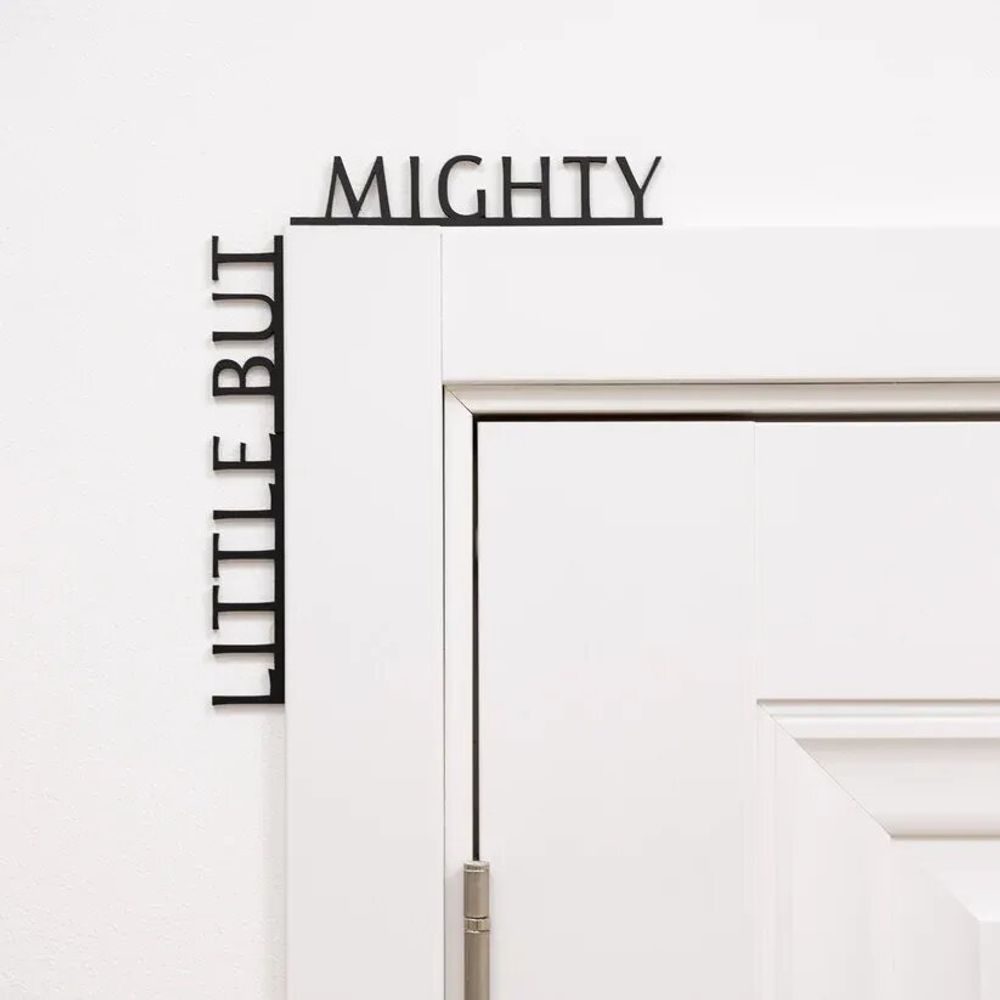 Design objects - Wooden corner quotes - ENJOY THE WOOD