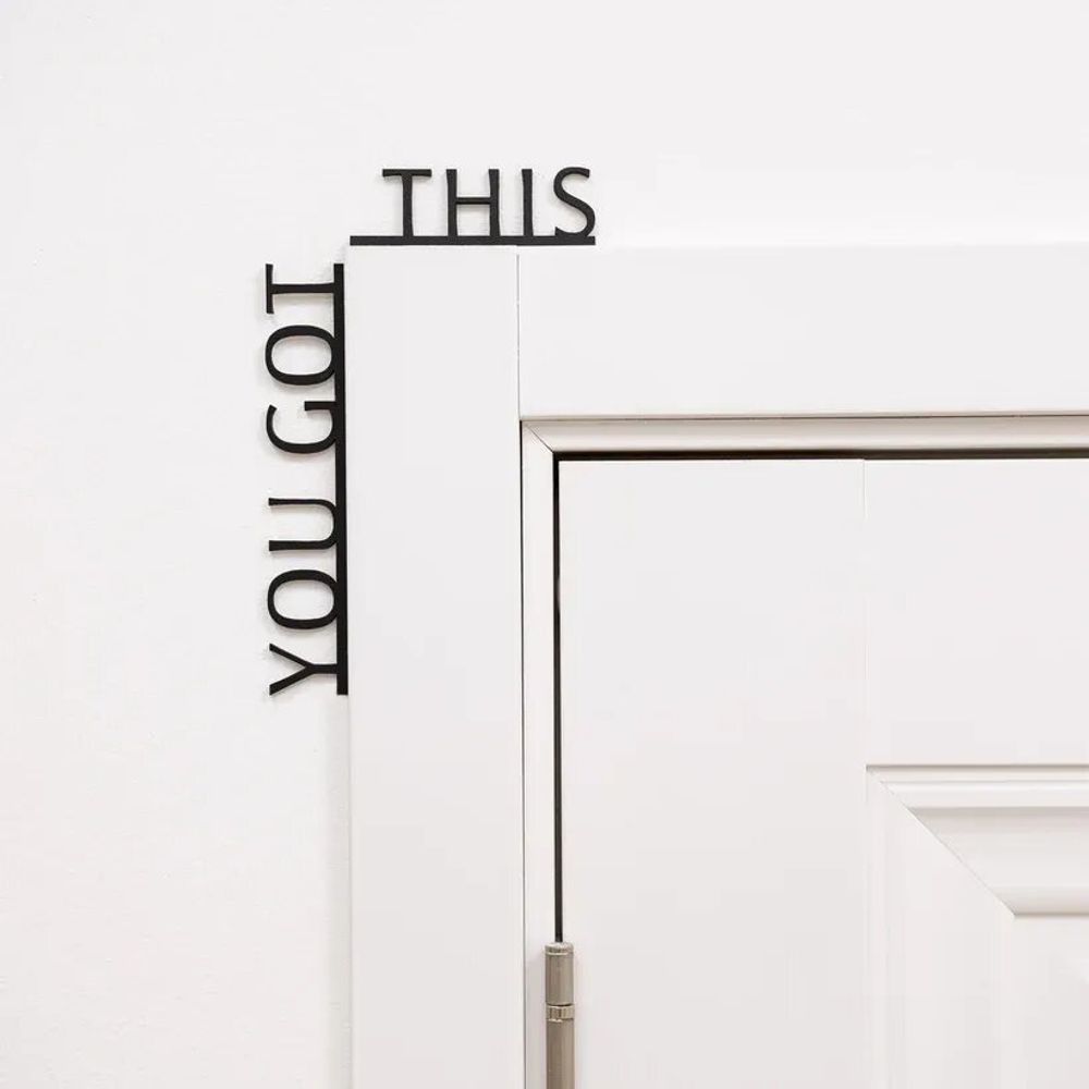Design objects - Wooden corner quotes - ENJOY THE WOOD