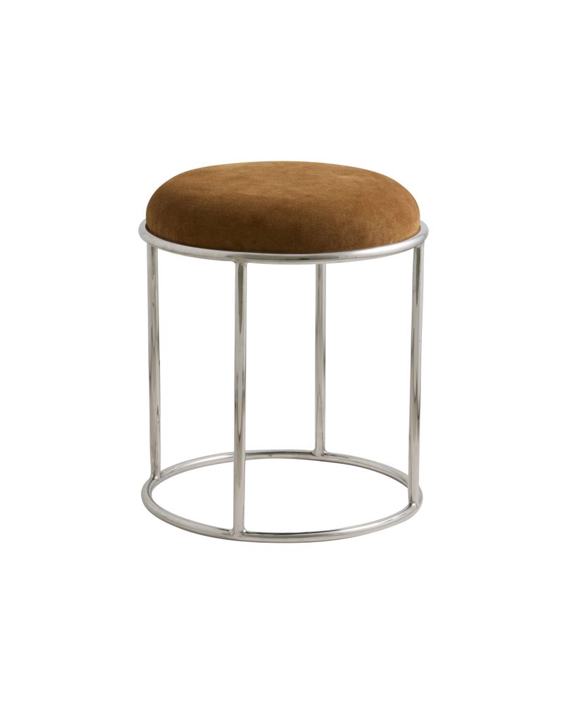 Stools - KOMATI stool - ivory + brown - NORDAL