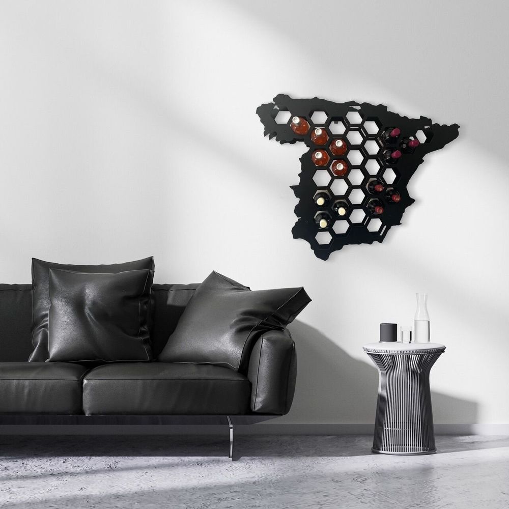 Services - Spain Steel Wall Wine Rack Holds 33 Bottles - INCREDIBLE DESIGNS