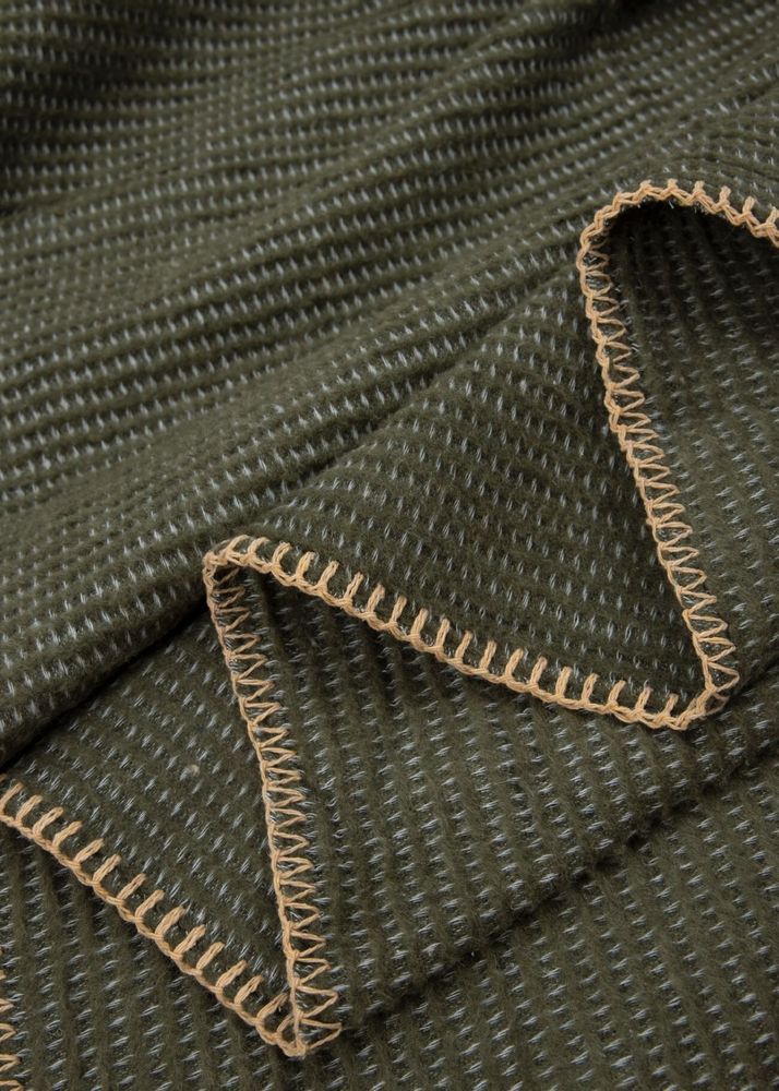 Throw blankets - Blanket Atlas , 150x200cm, green - DILIOS