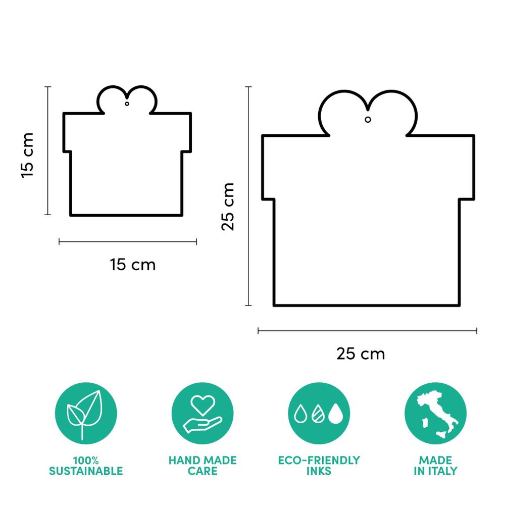 Autres décorations de Noël - Décorations de vitrine de Noël en carton – Paquets Cadeaux (lot de 4) - RIPPOTAI