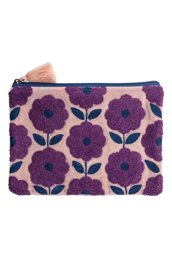 Bags and totes - Velvet Bag FLORAL - TRANQUILLO