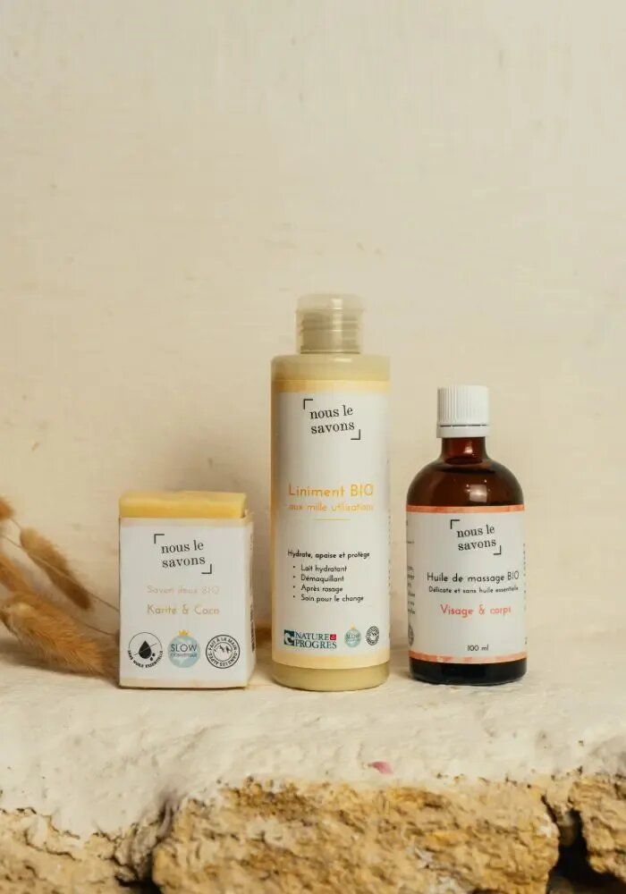 Cosmétiques - Coffret cadeau - Bébé Bio - NOUS LE SAVONS